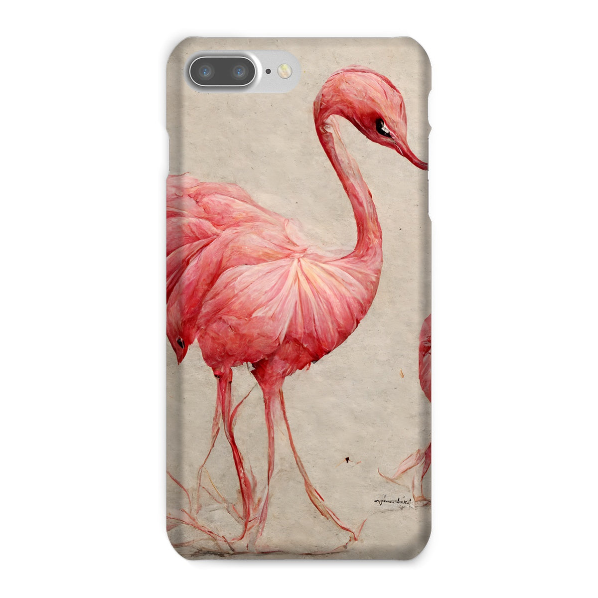 Flamingo Sketch Colors Snap Phone Case