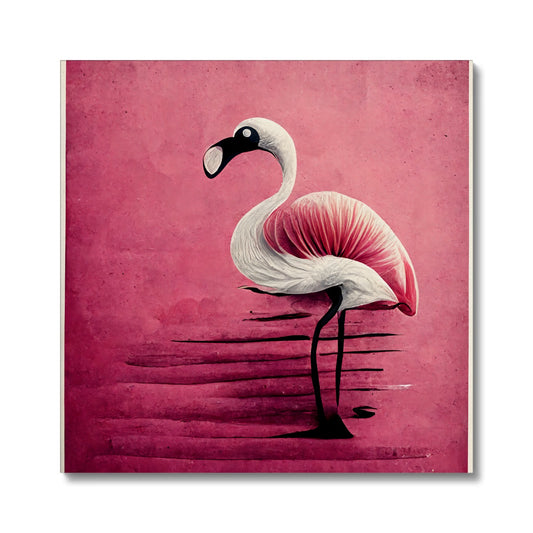Flamingo Standing Proud Canvas