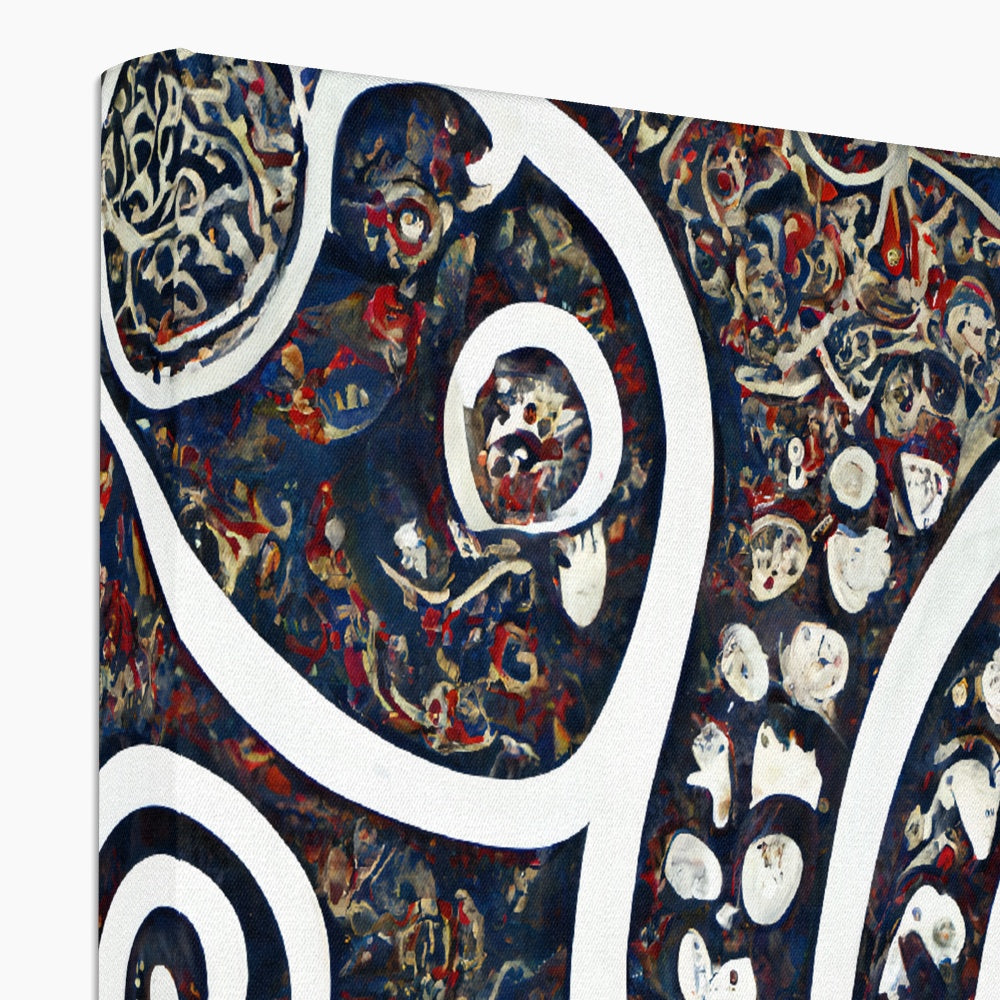 Swirling Paisley Canvas