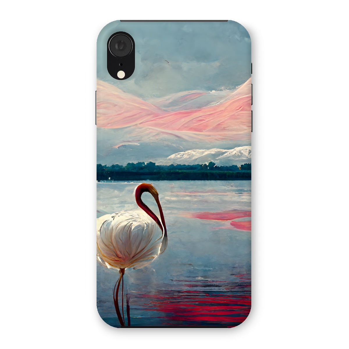 Flamingo Mountains Snap Phone Case