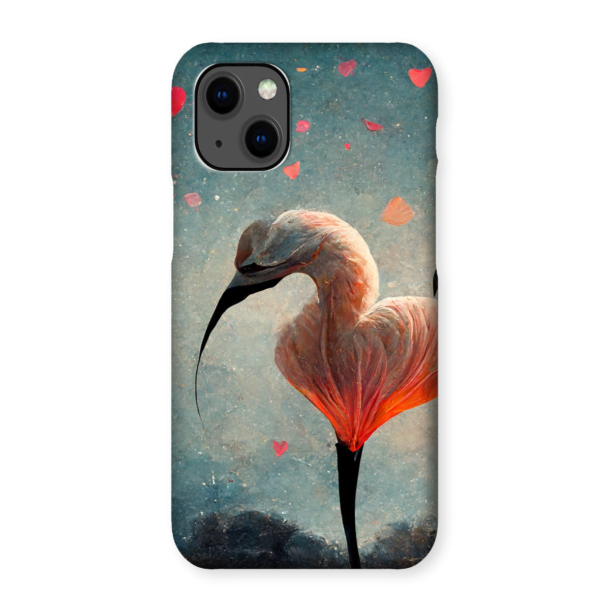 Flamingo Valentine Snap Phone Case