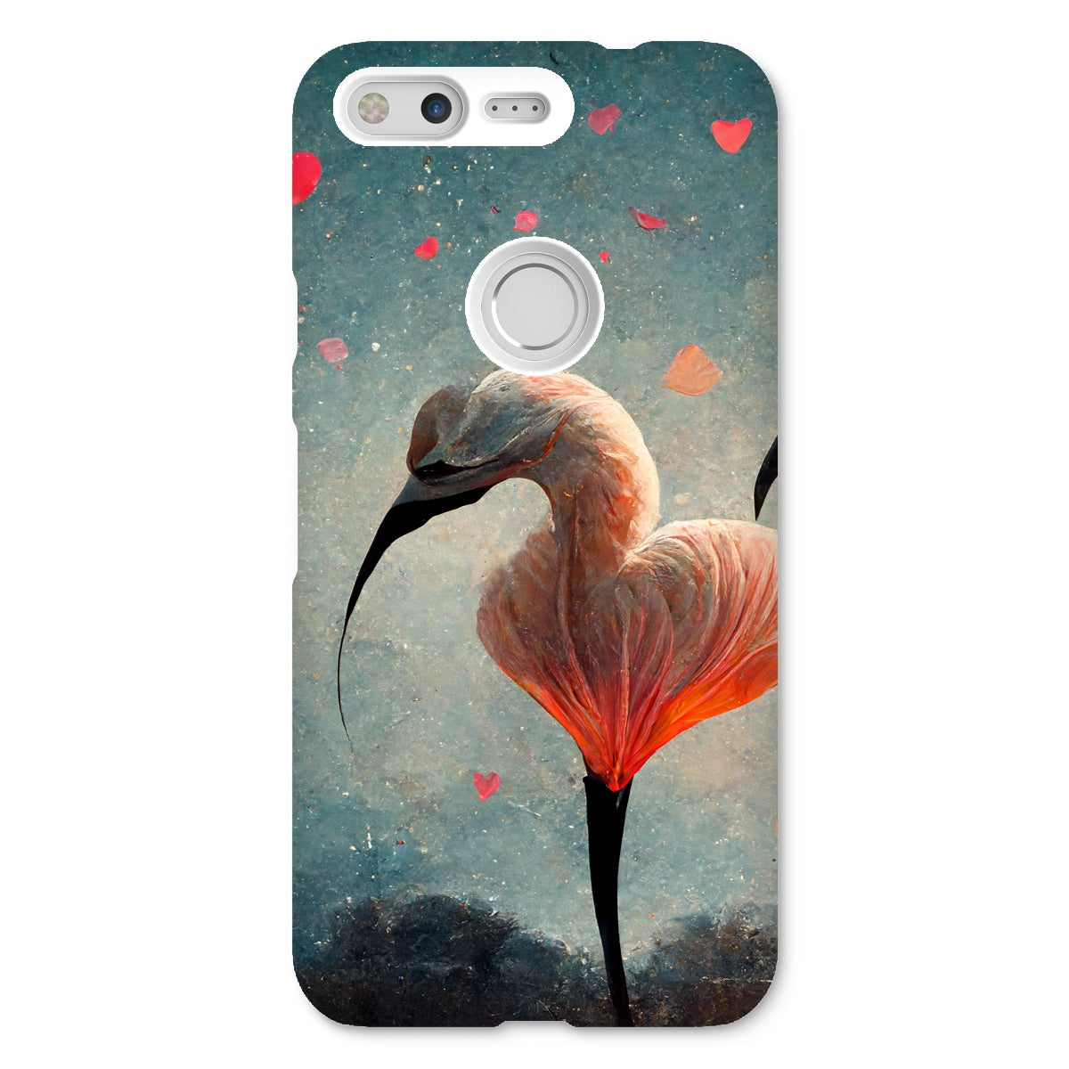 Flamingo Valentine Snap Phone Case