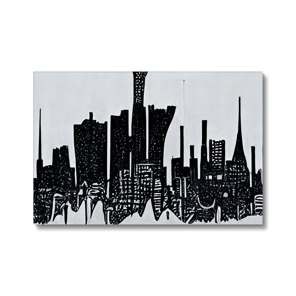 Tokyo Charcoal Canvas