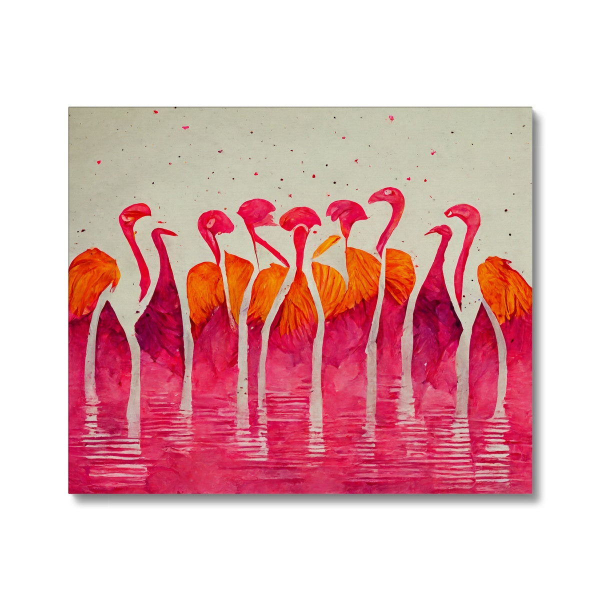 Flamingo Horizon Canvas