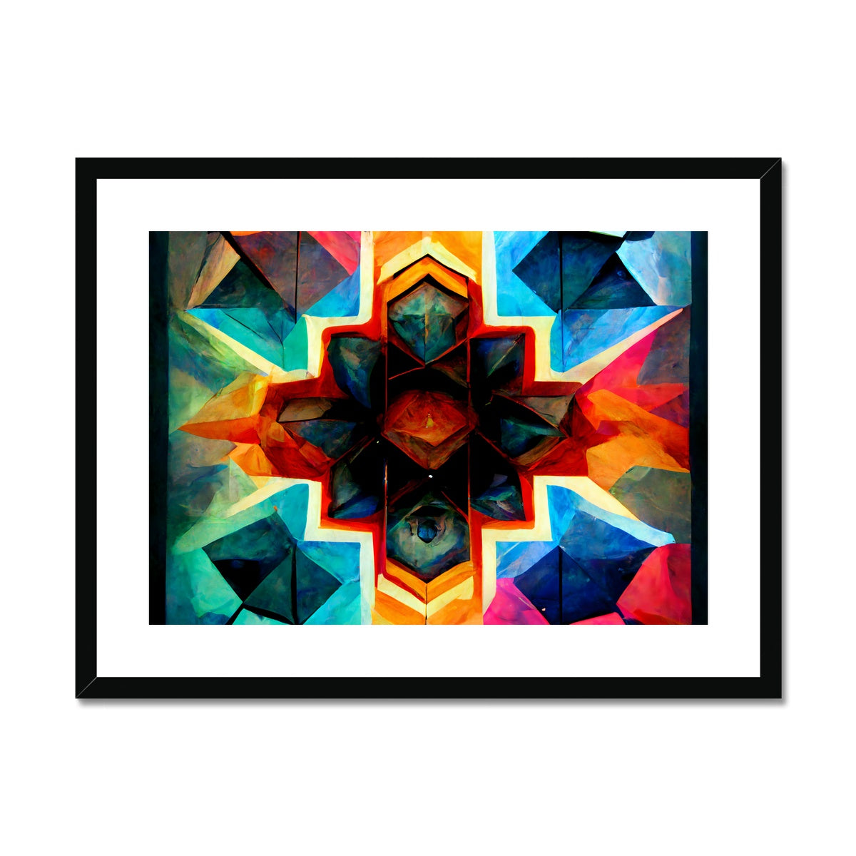 Kaleidoscope Waters Framed & Mounted Print