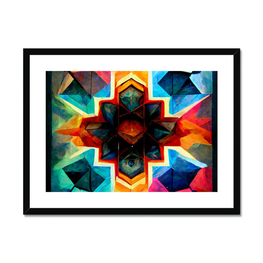 Kaleidoscope Waters Framed & Mounted Print