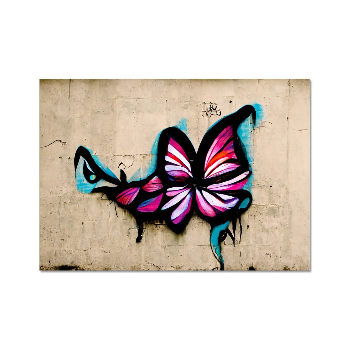 Brick Butterfly Fine Art Print