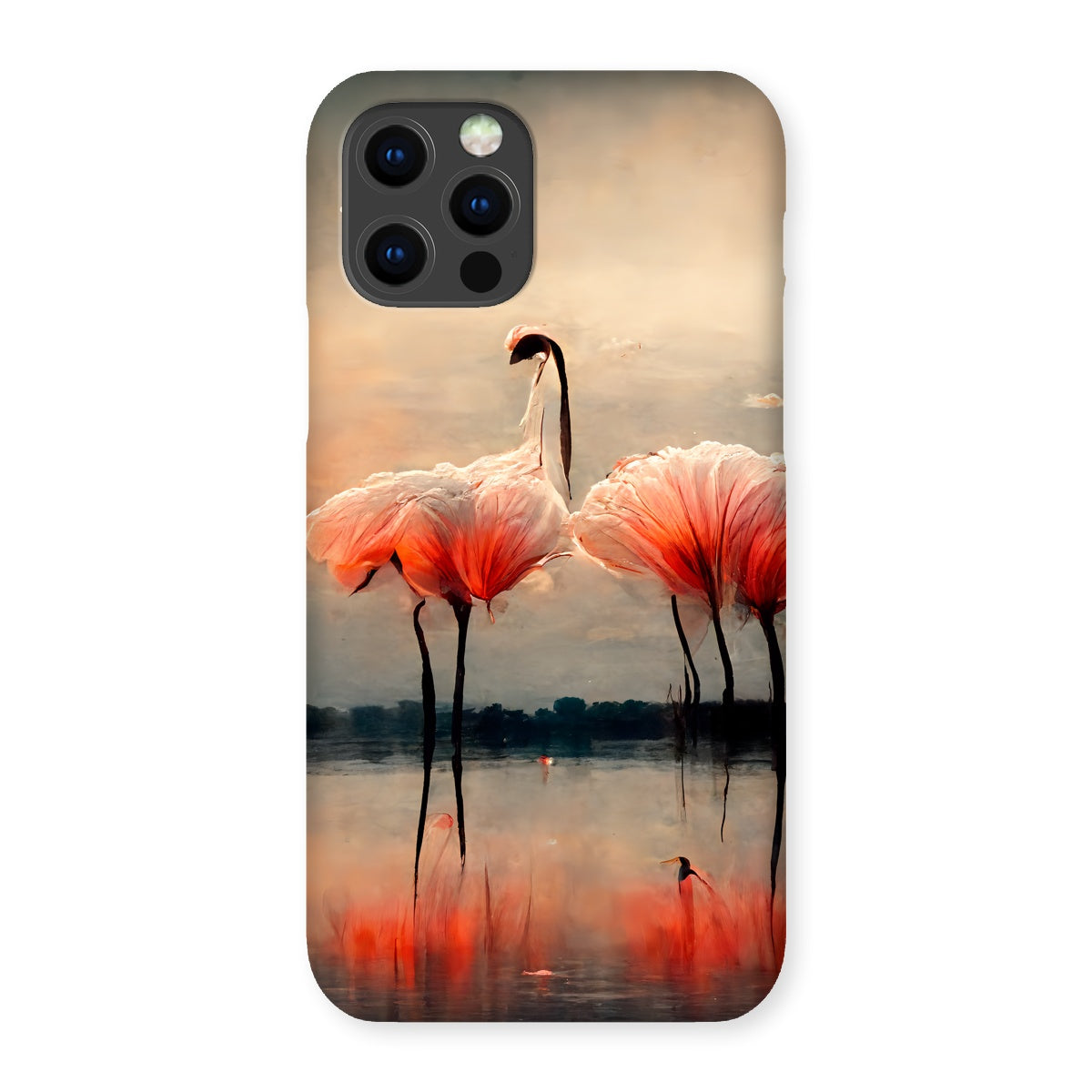 Flamingo Sunset Snap Phone Case