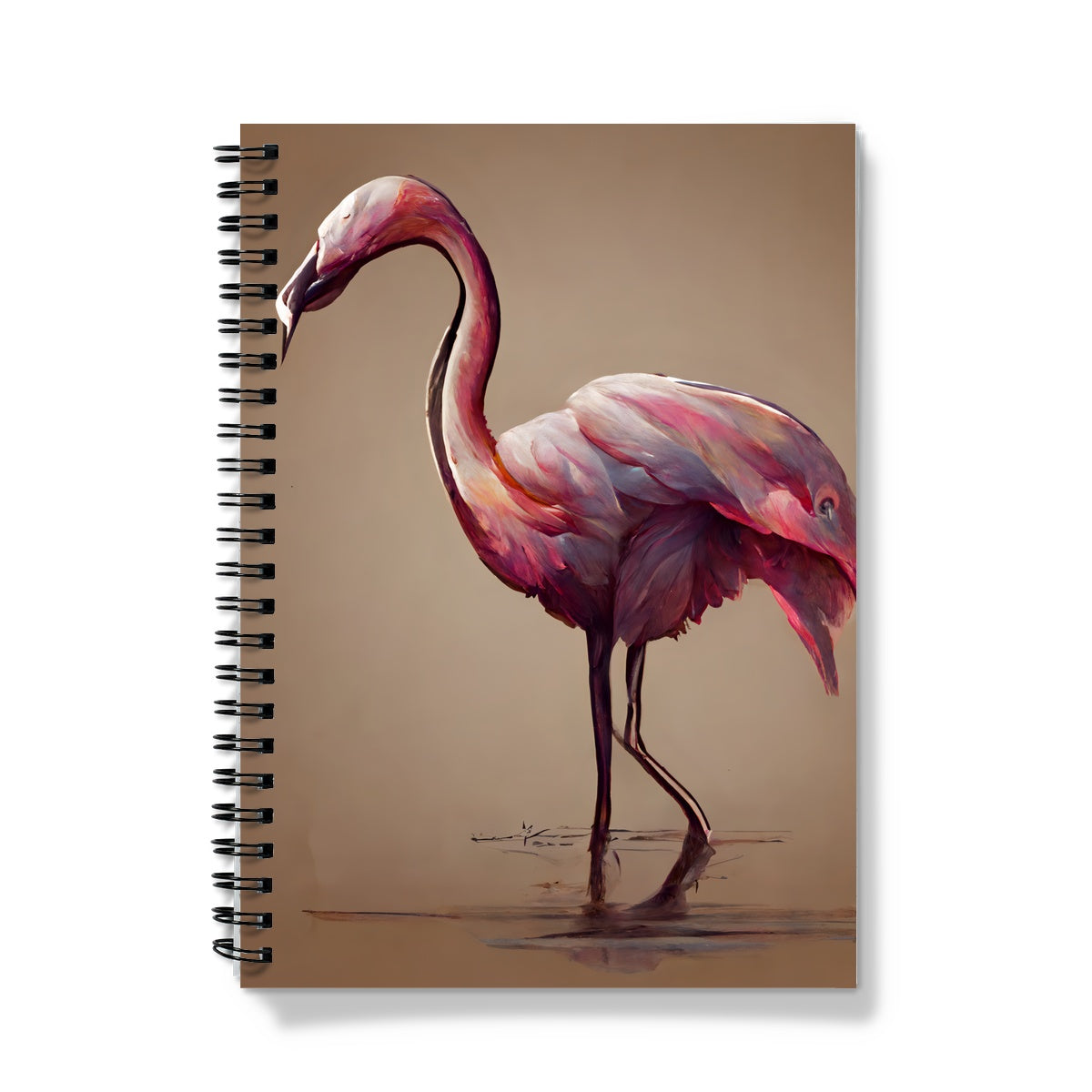 Flamingo Feathers Notebook