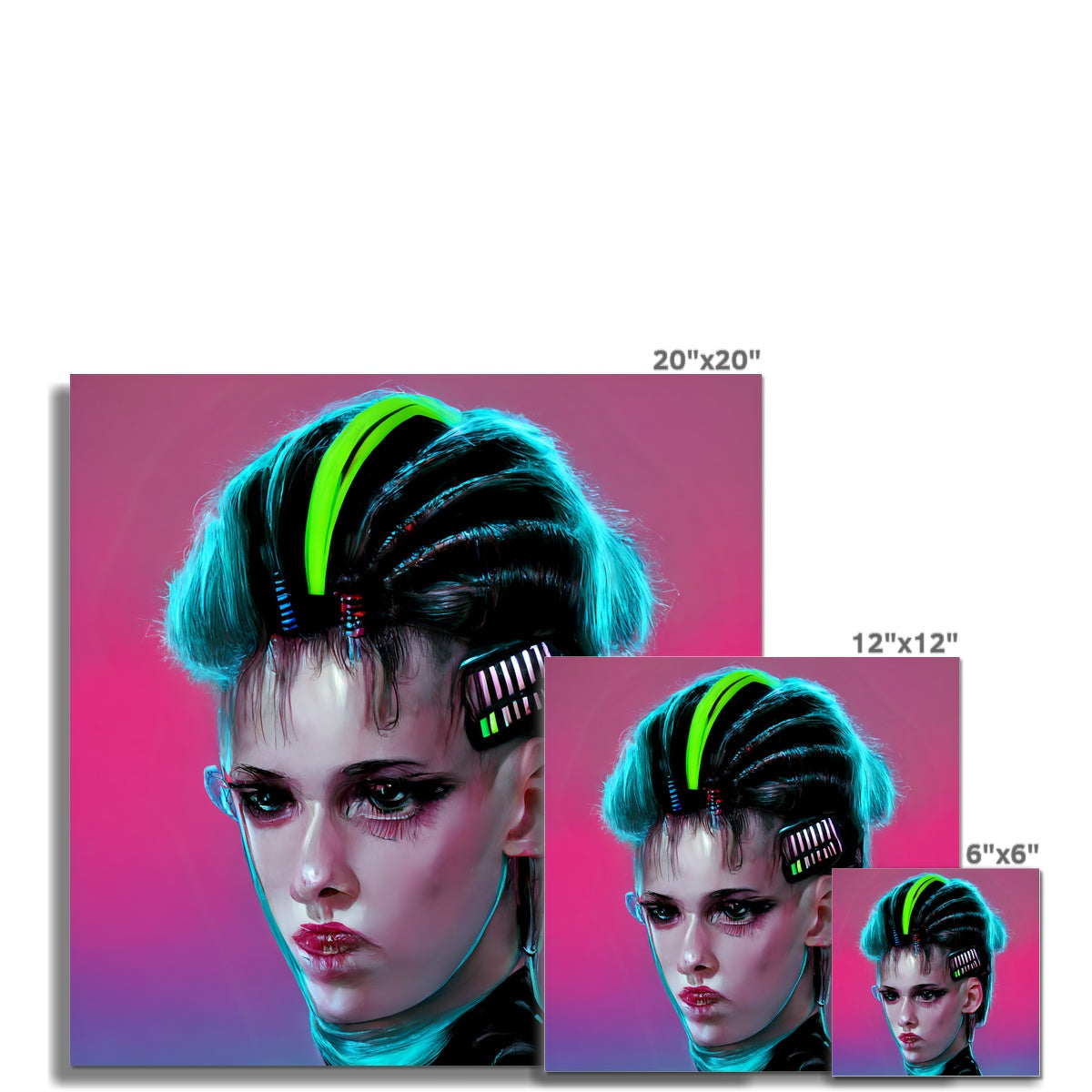 Comb Punk Fine Art Print