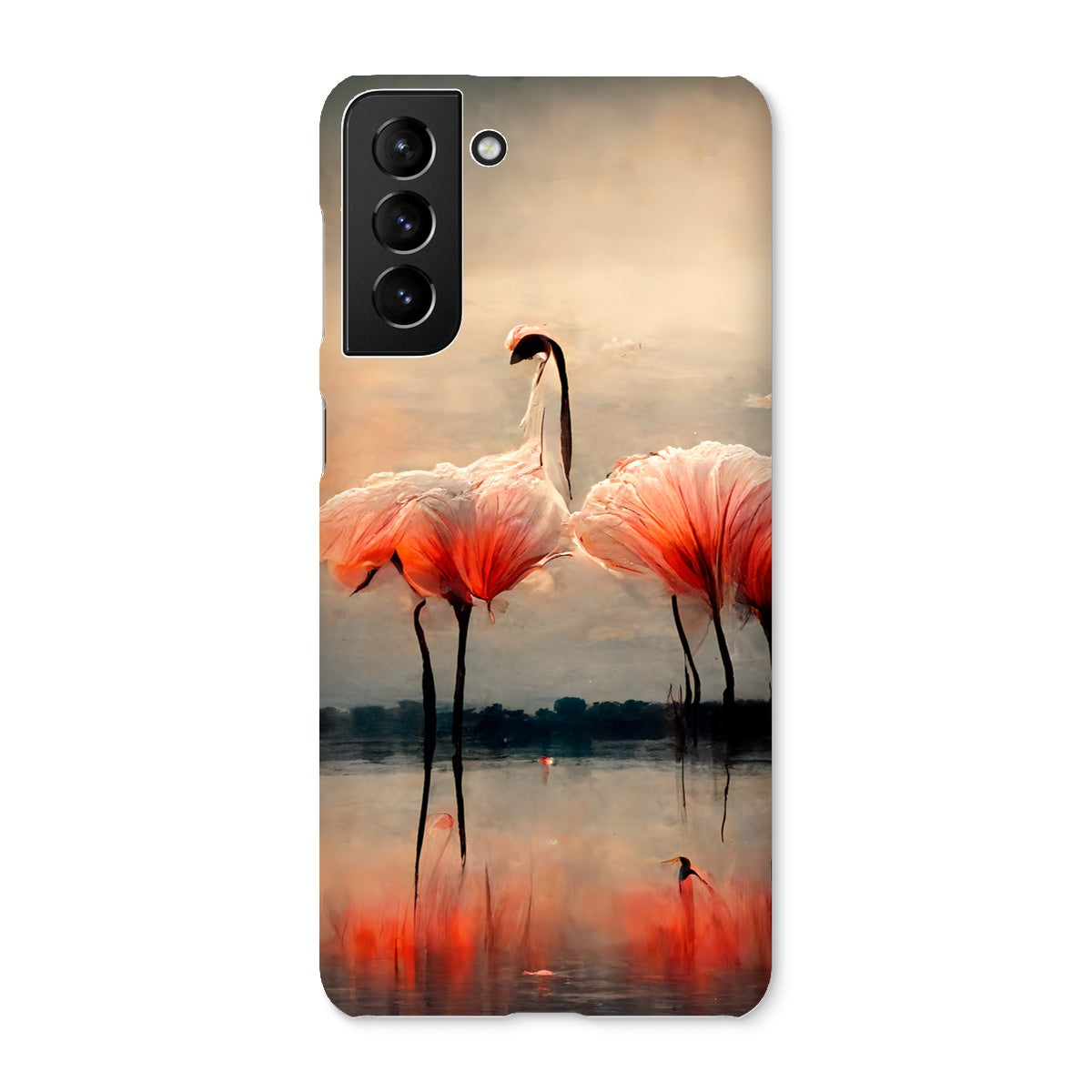 Flamingo Sunset Snap Phone Case