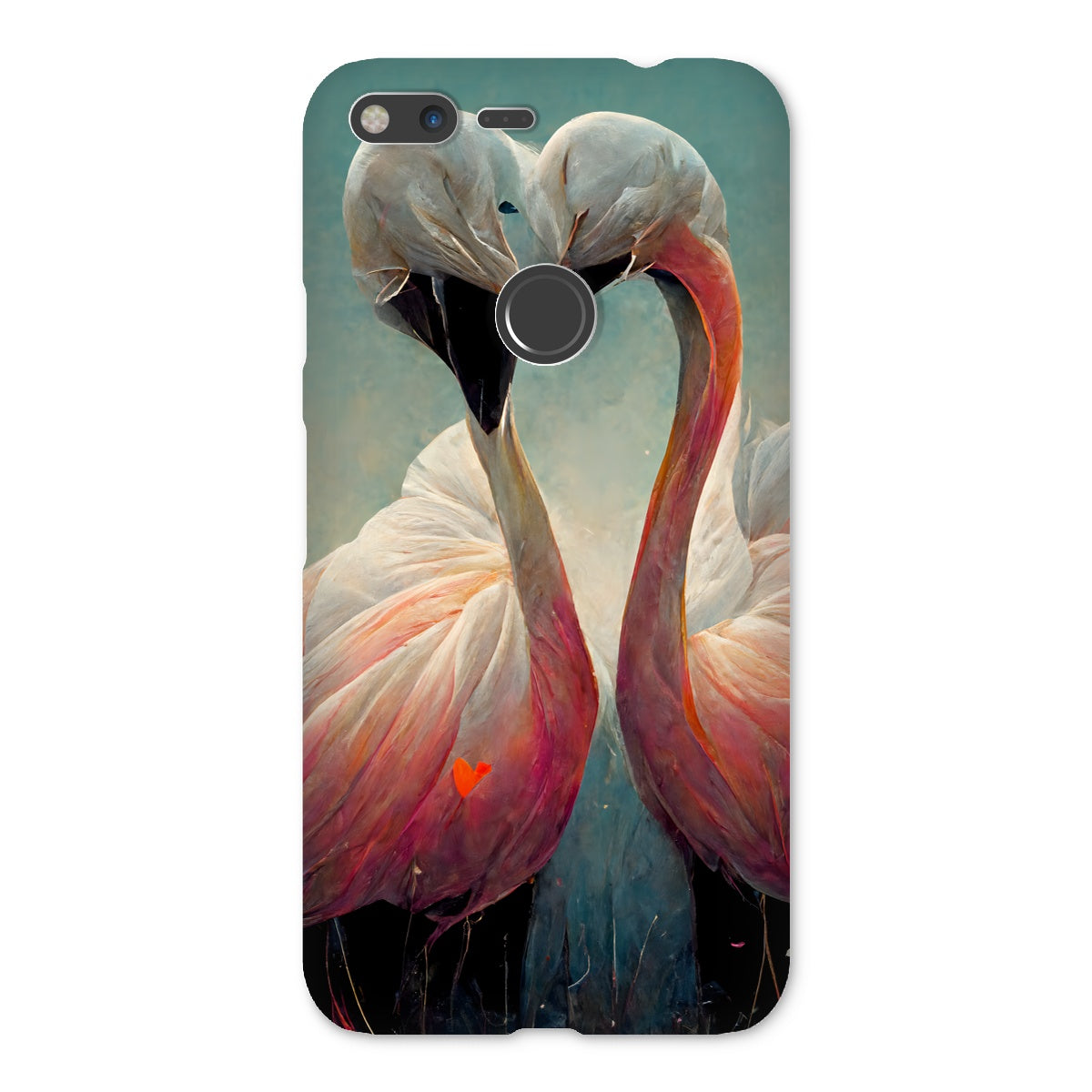 Flamingo Cuddles Snap Phone Case