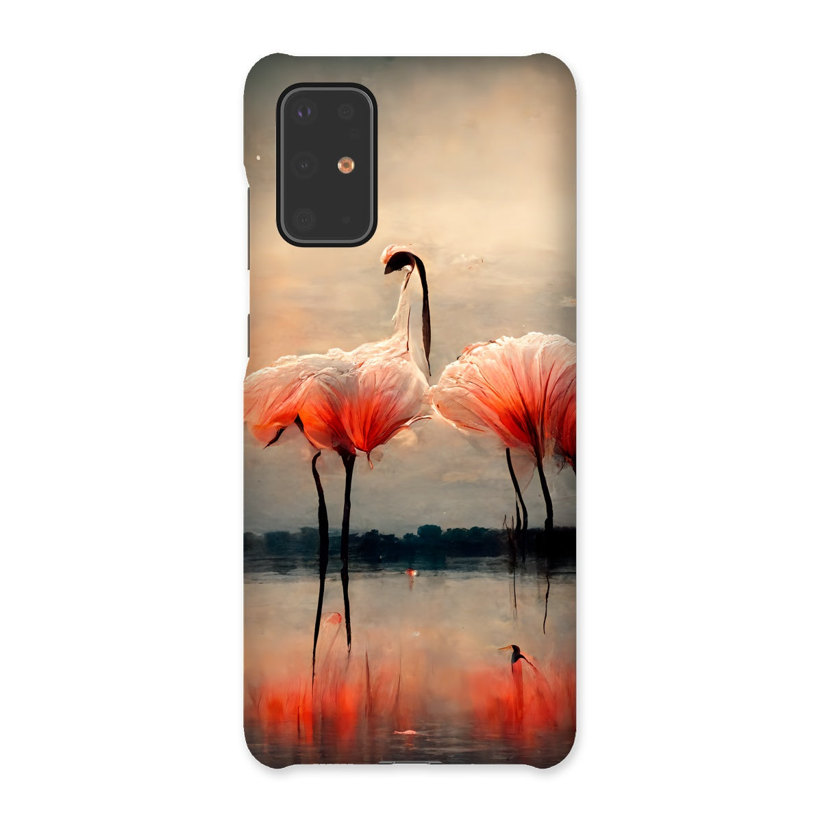 Flamingo Sunset Snap Phone Case