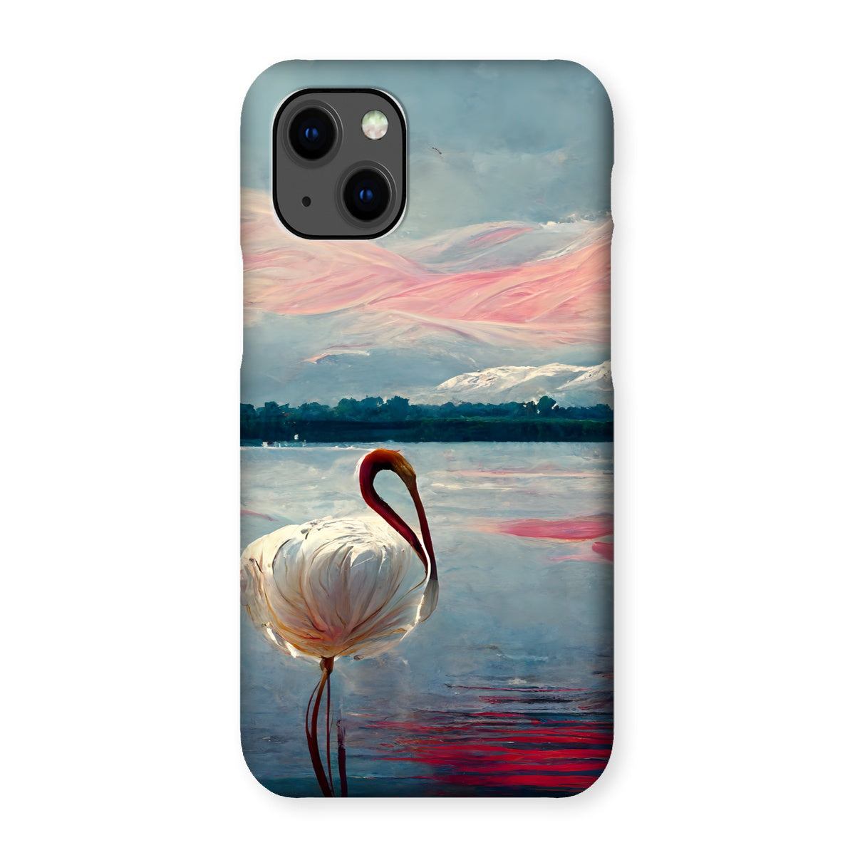 Flamingo Mountains Snap Phone Case