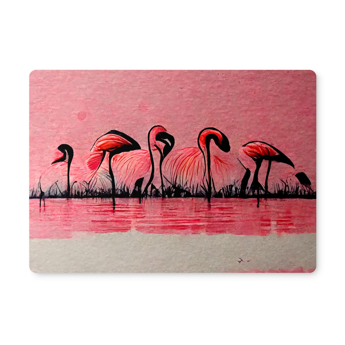 Flamingo Dinner Meetup Placemat