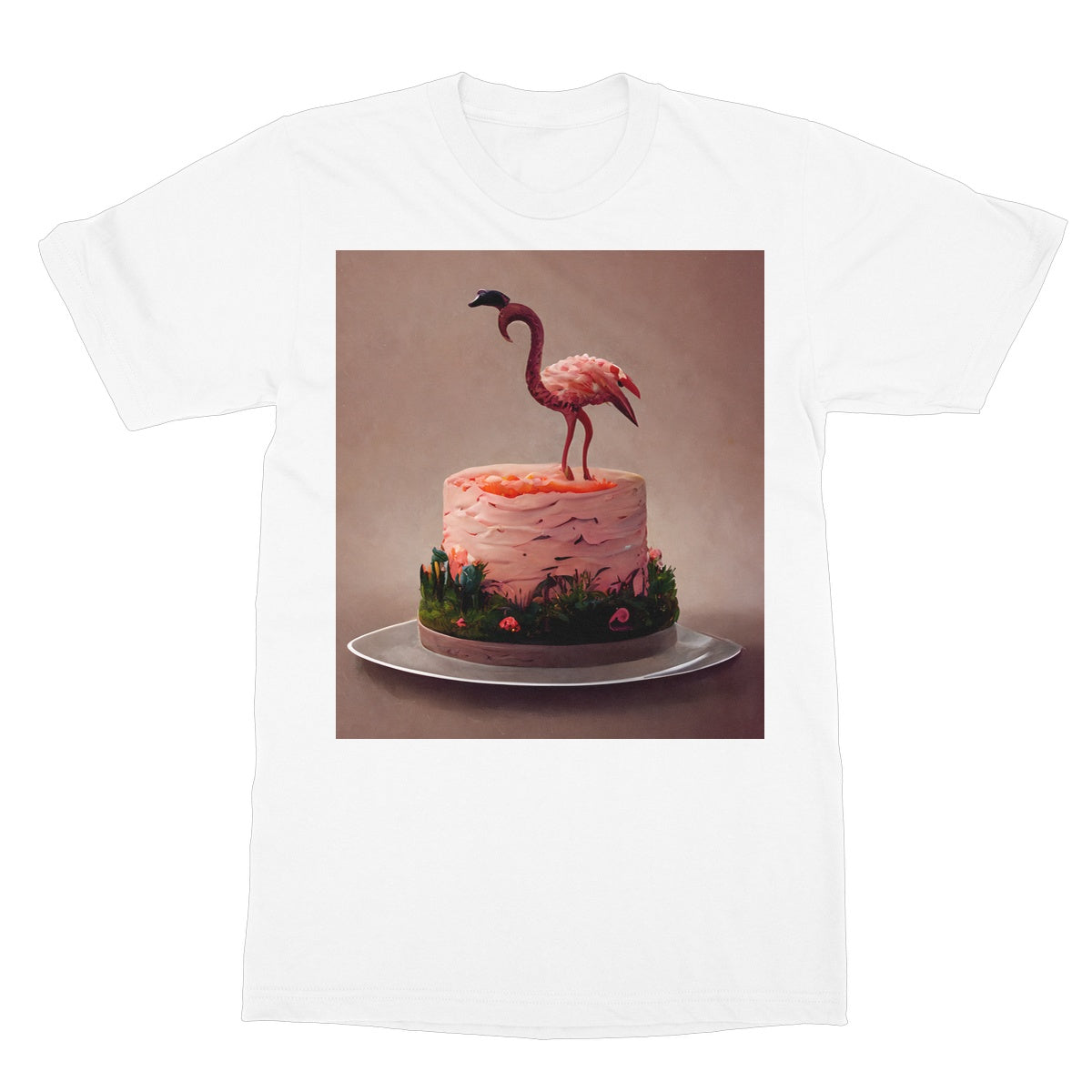 Flamingo Birthday Softstyle T-Shirt