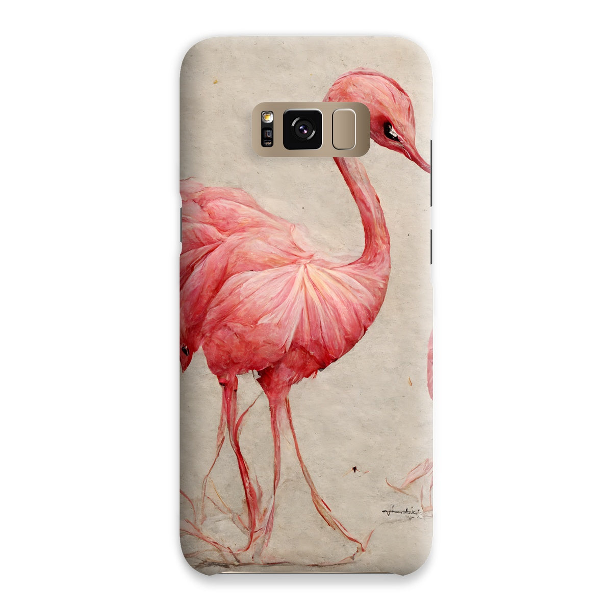 Flamingo Sketch Colors Snap Phone Case