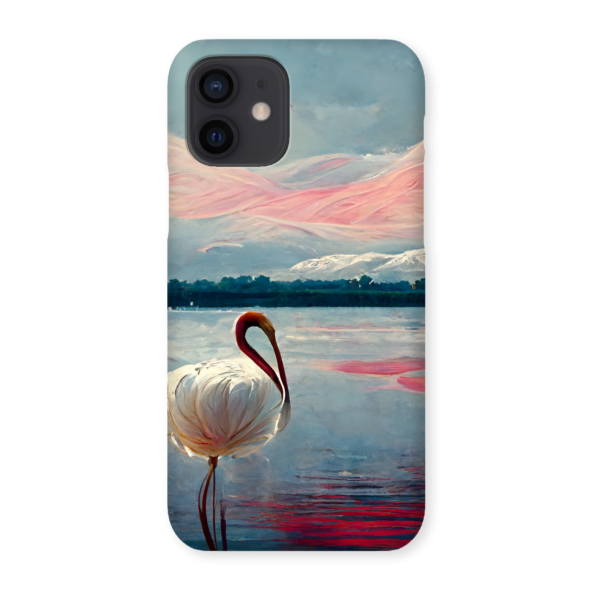 Flamingo Mountains Snap Phone Case