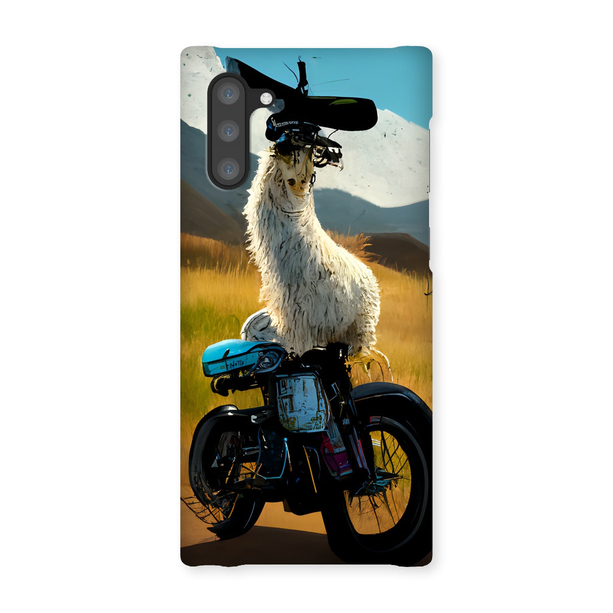 Llama on a Bike Snap Phone Case