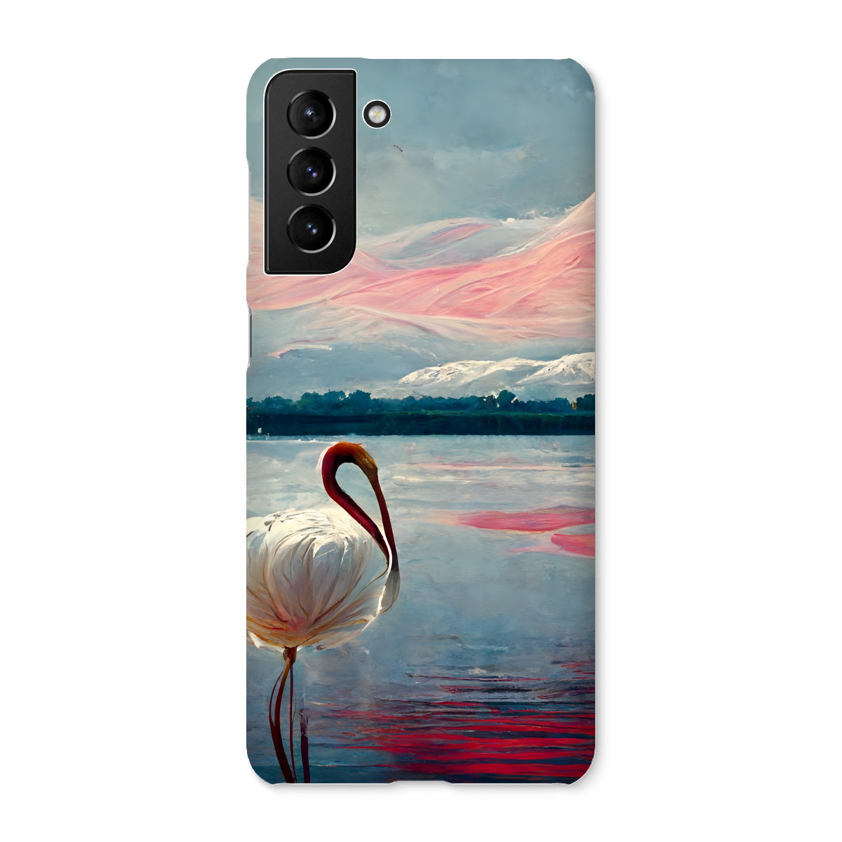 Flamingo Mountains Snap Phone Case