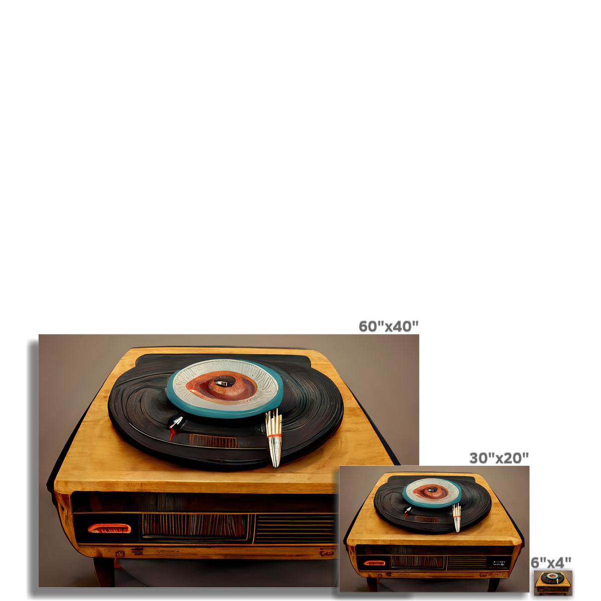 Retro Vinyl Fine Art Print