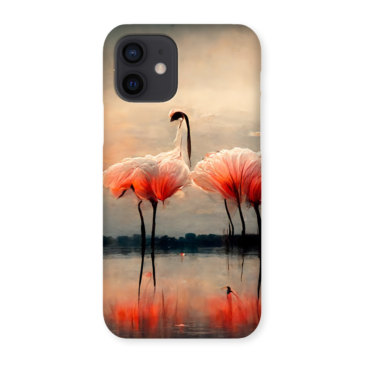 Flamingo Sunset Snap Phone Case