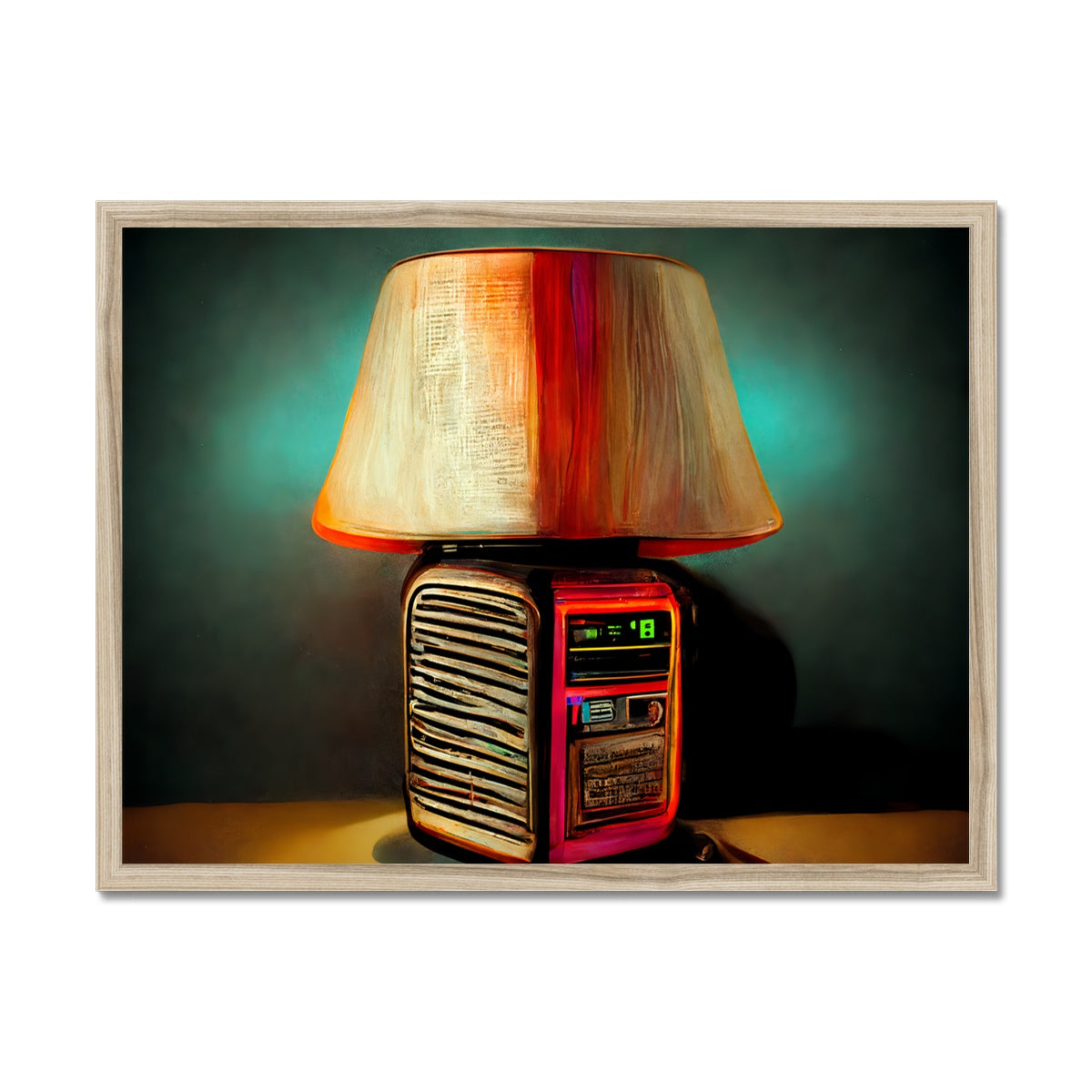 Lamp Frequencies Framed Print