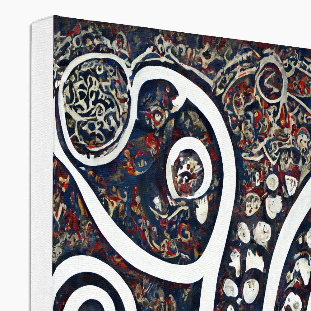 Swirling Paisley Canvas