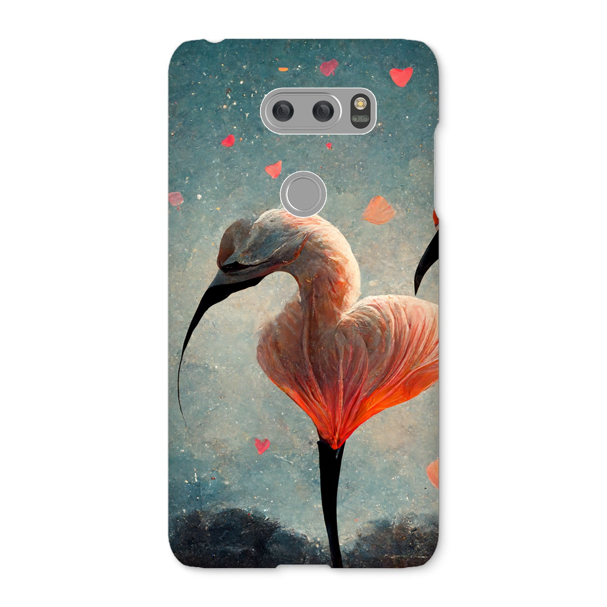 Flamingo Valentine Snap Phone Case