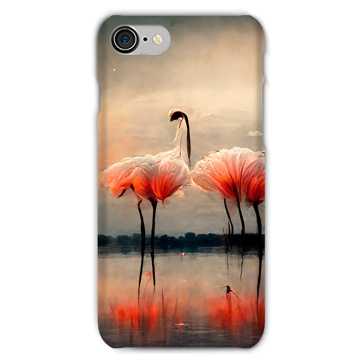 Flamingo Sunset Snap Phone Case