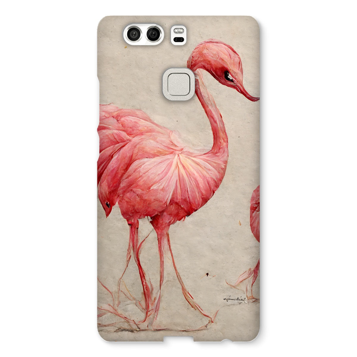 Flamingo Sketch Colors Snap Phone Case