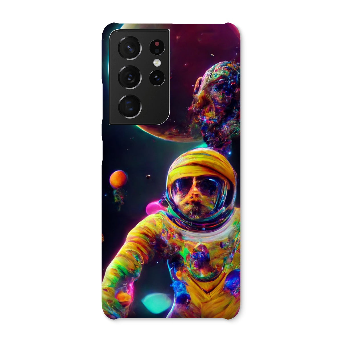 Psychedelic Astronaut in Space Snap Phone Case