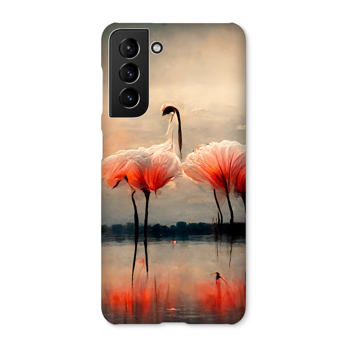 Flamingo Sunset Snap Phone Case