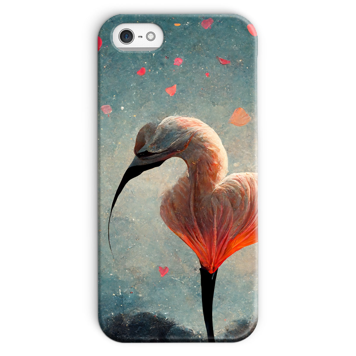 Flamingo Valentine Snap Phone Case