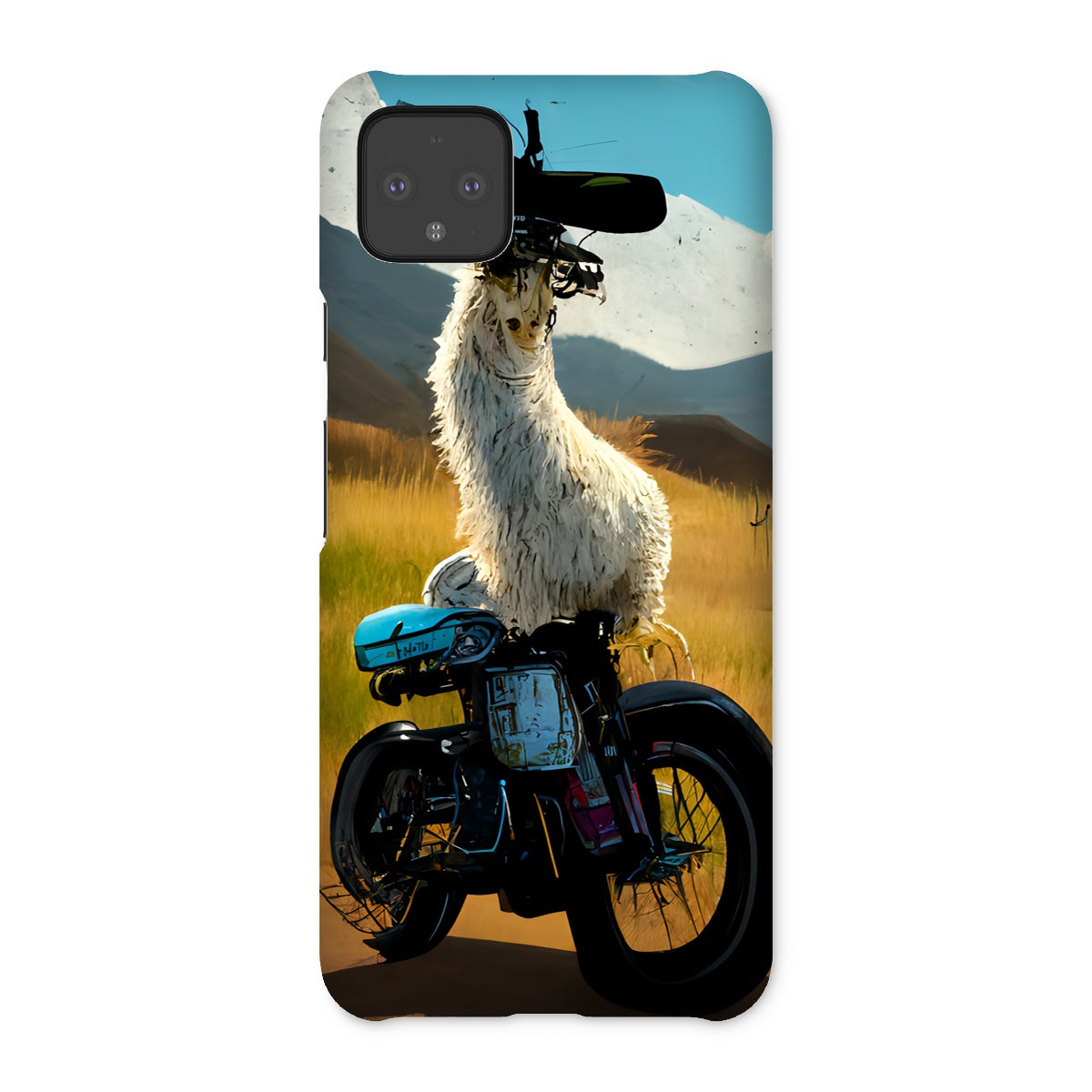 Llama on a Bike Snap Phone Case