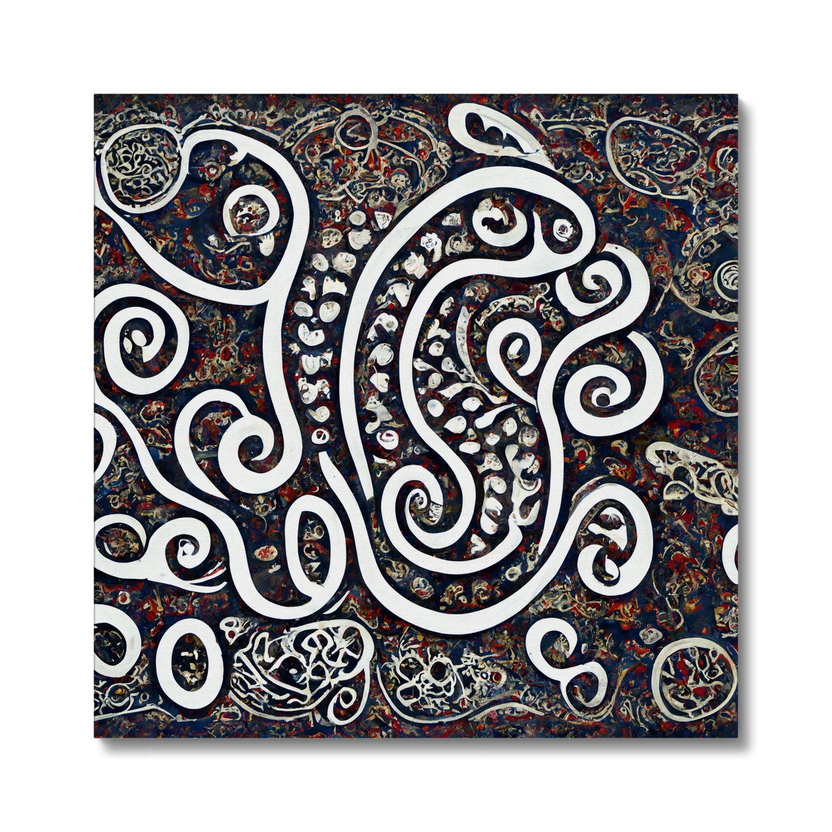 Swirling Paisley Canvas