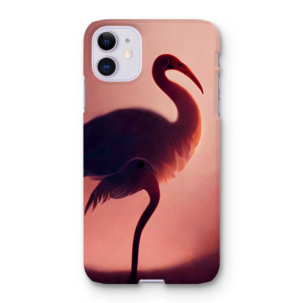 Flamingo Shadows Snap Phone Case