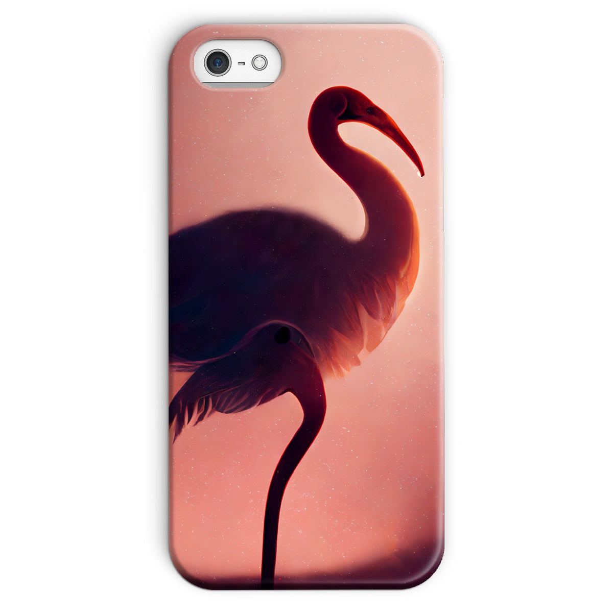 Flamingo Shadows Snap Phone Case