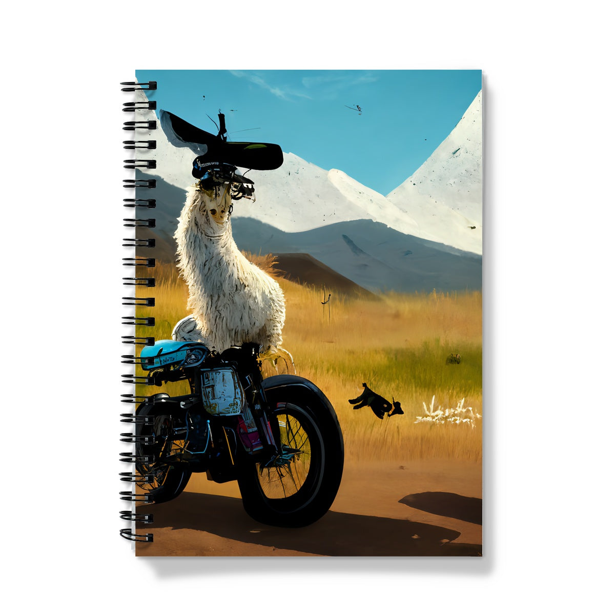 Llama on a Bike Notebook