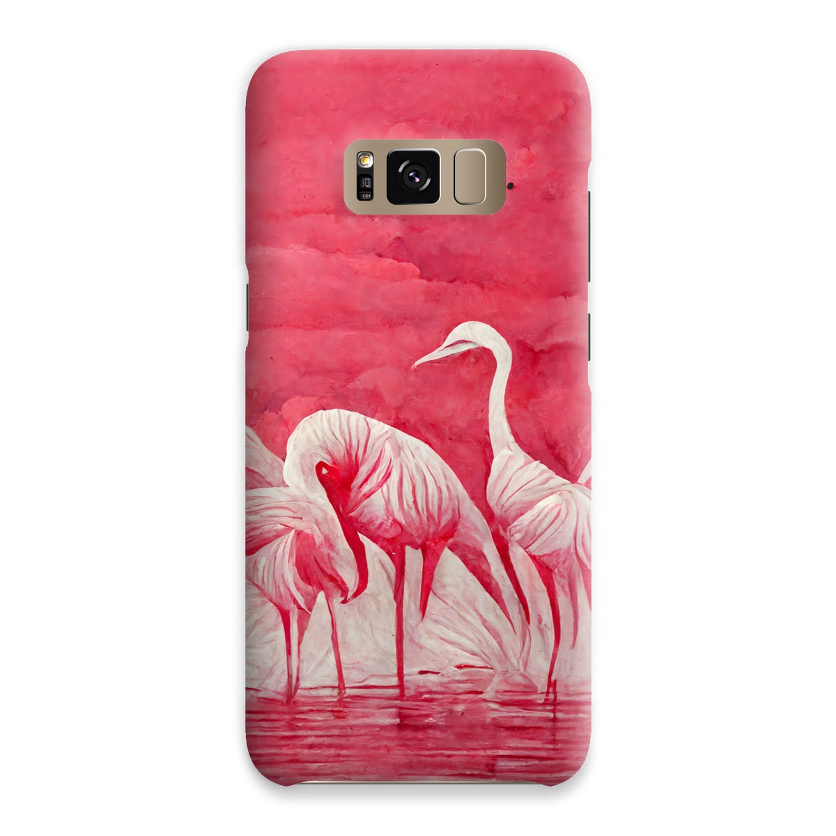 Flamingo Get Together Snap Phone Case