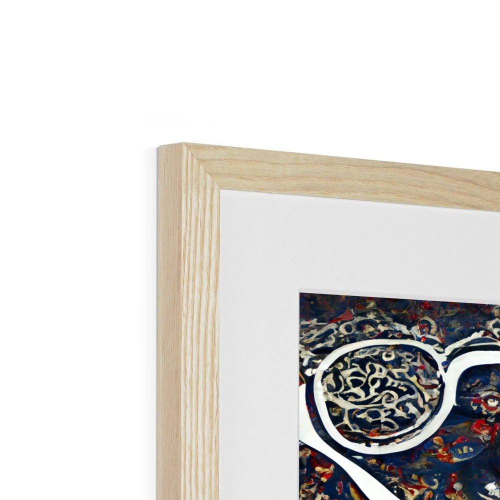 Swirling Paisley Framed & Mounted Print