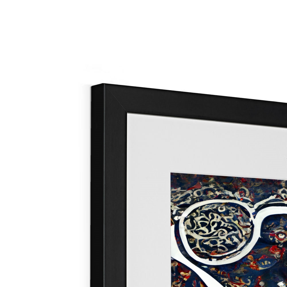 Swirling Paisley Framed & Mounted Print