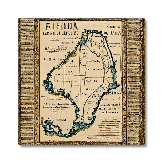 Florida Antiqua Canvas