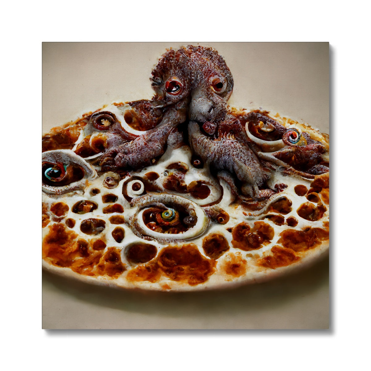 Hungry Octopus Canvas