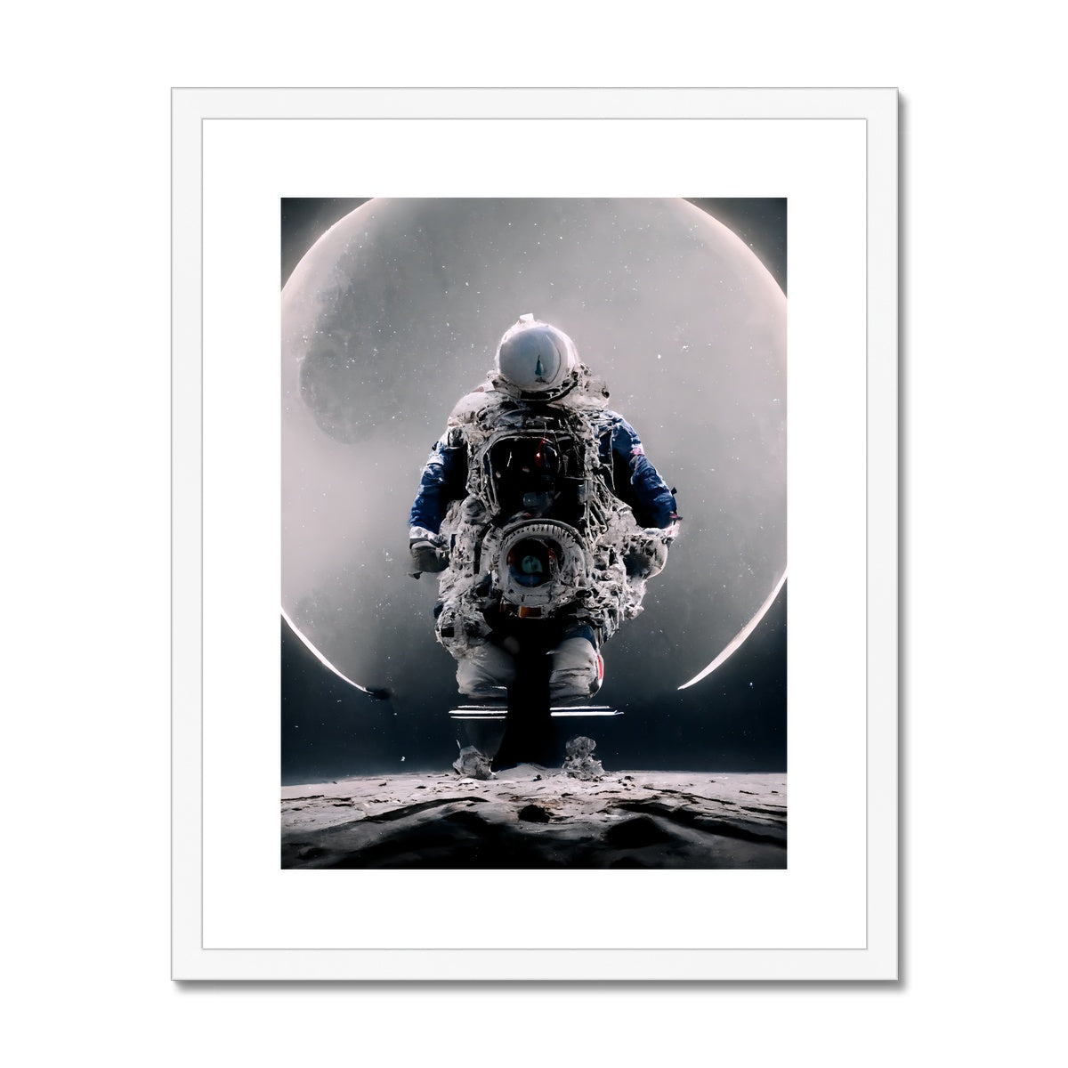 Moon Gazer Framed & Mounted Print