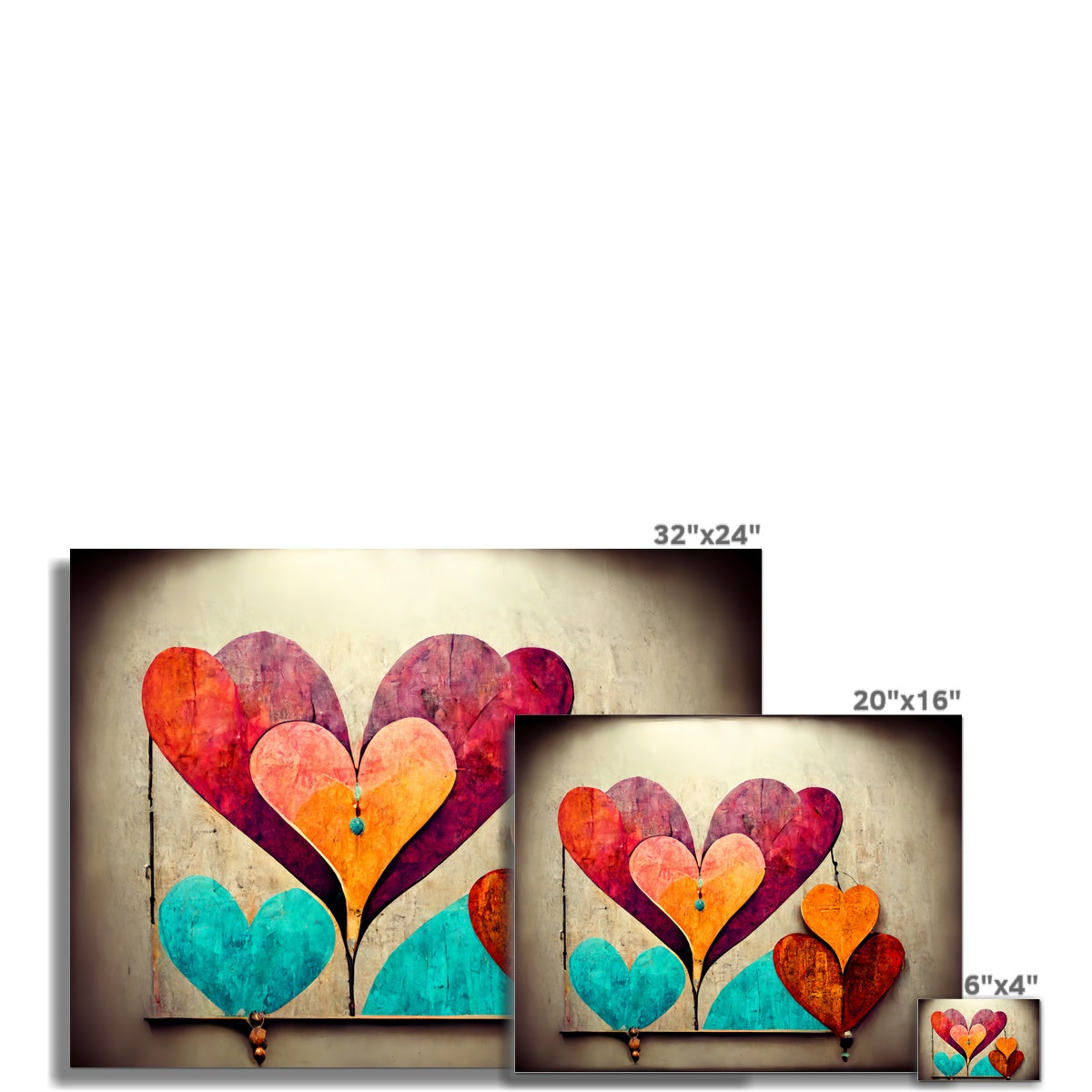 Beating Hearts Fine Art Print