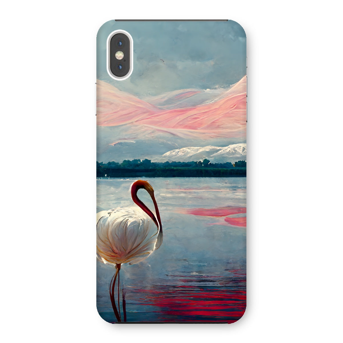 Flamingo Mountains Snap Phone Case