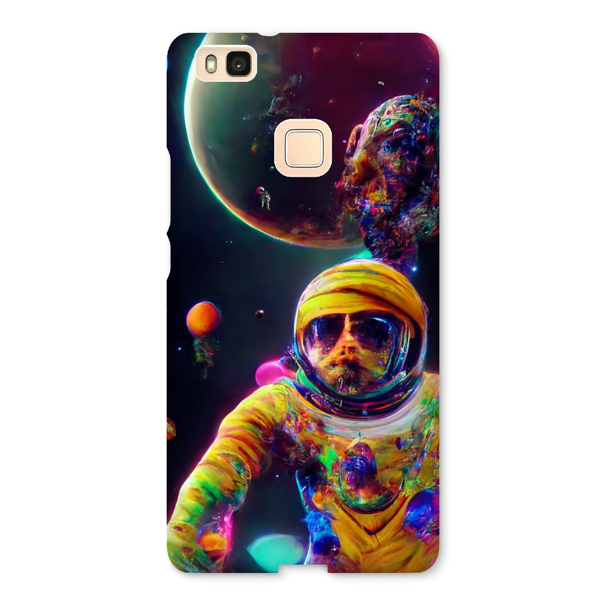 Psychedelic Astronaut in Space Snap Phone Case