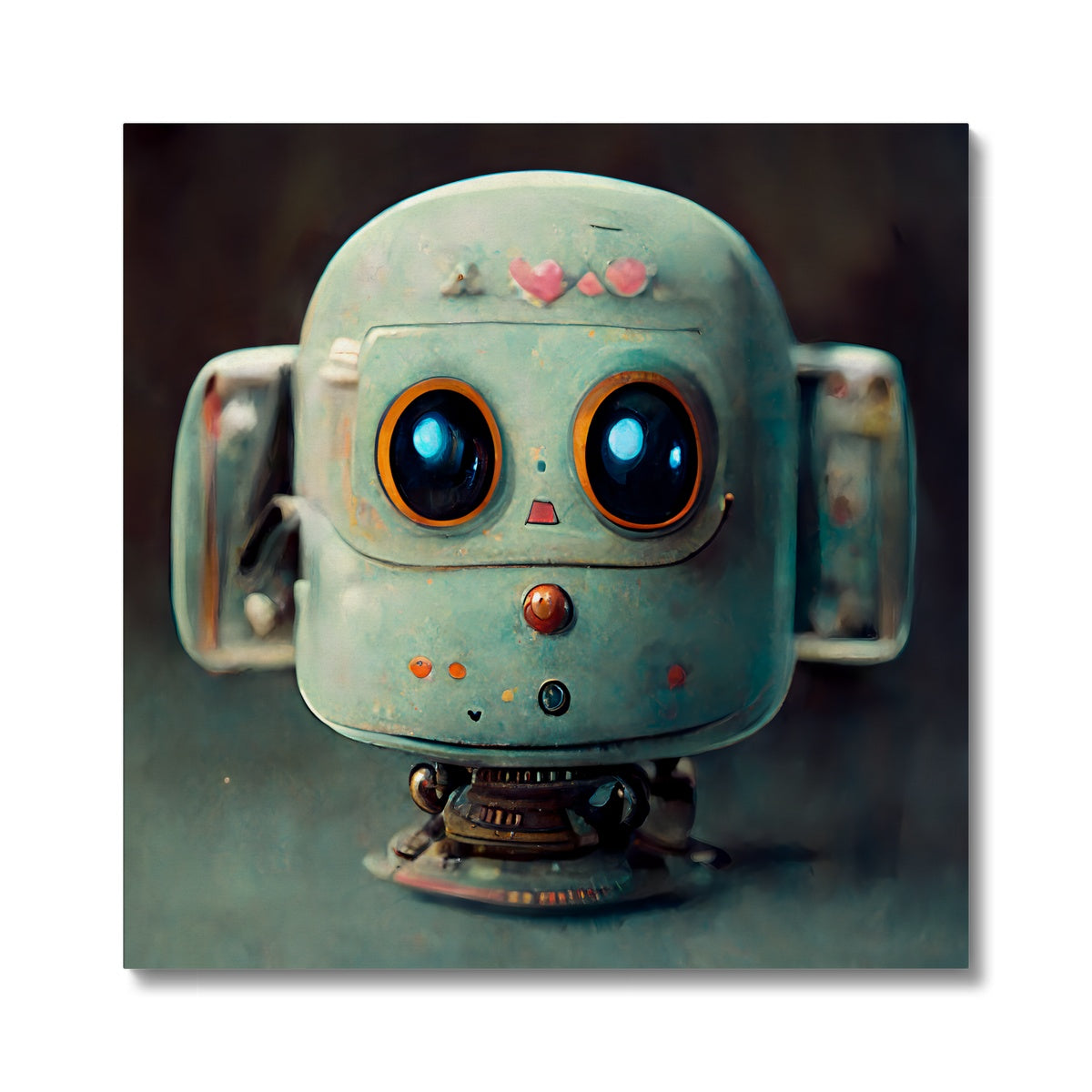 Puppy Bot Pop Canvas