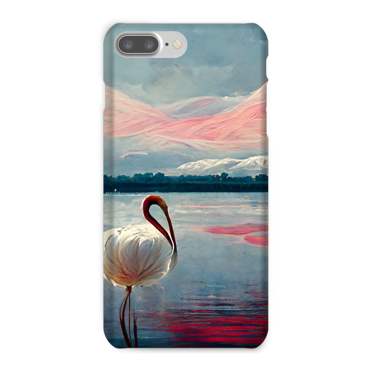 Flamingo Mountains Snap Phone Case